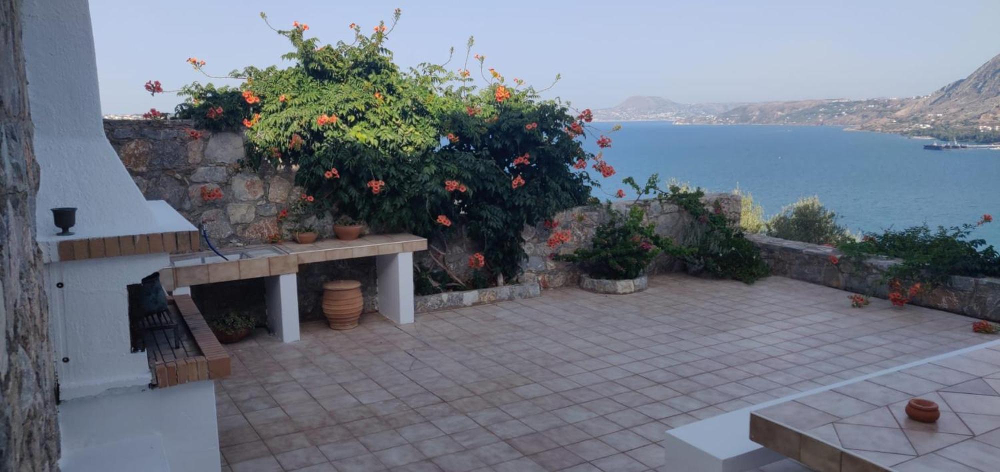 Panoramic Seaview Holiday House Soúda Buitenkant foto