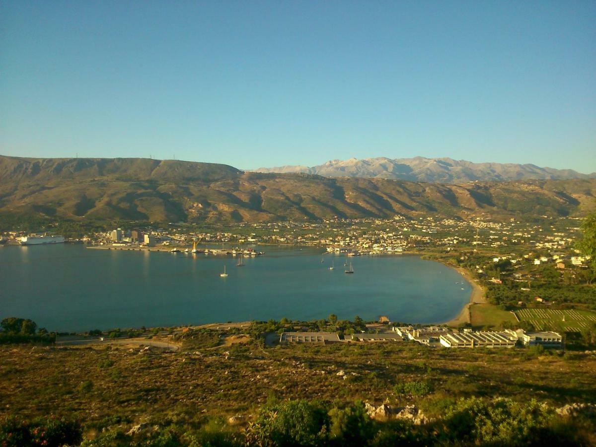 Panoramic Seaview Holiday House Soúda Buitenkant foto
