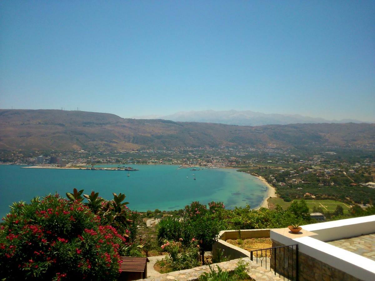 Panoramic Seaview Holiday House Soúda Buitenkant foto