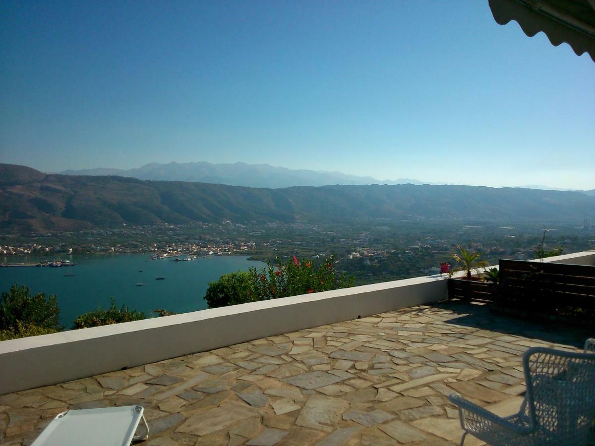 Panoramic Seaview Holiday House Soúda Buitenkant foto